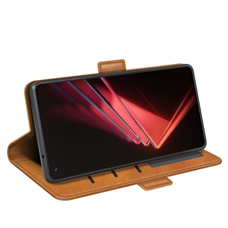 For OPPO K9 Dual-side Magnetic Buckle Horizontal Flip Leather Case with Holder & Card Slots & Wallet