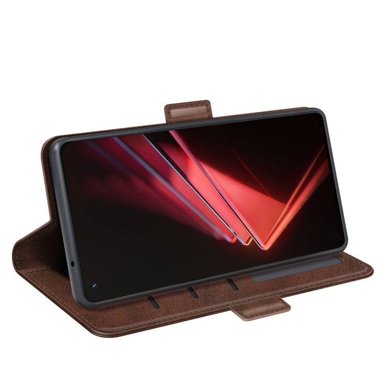 For OPPO K9 Dual-side Magnetic Buckle Horizontal Flip Leather Case with Holder & Card Slots & Wallet