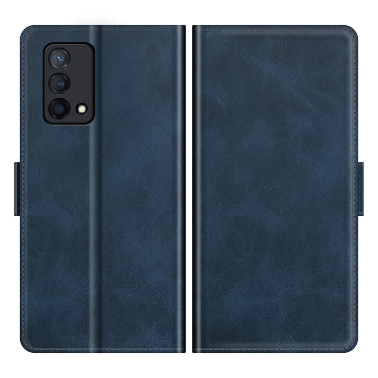 For OPPO K9 Dual-side Magnetic Buckle Horizontal Flip Leather Case with Holder & Card Slots & Wallet