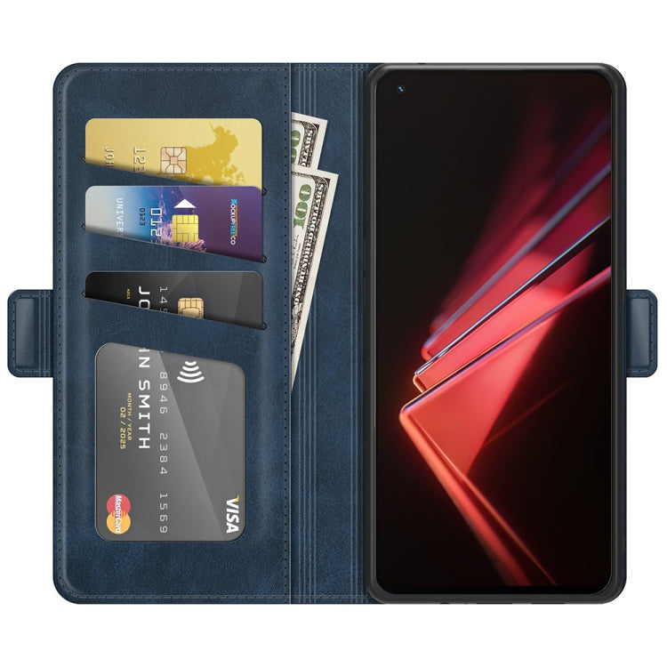 For OPPO K9 Dual-side Magnetic Buckle Horizontal Flip Leather Case with Holder & Card Slots & Wallet