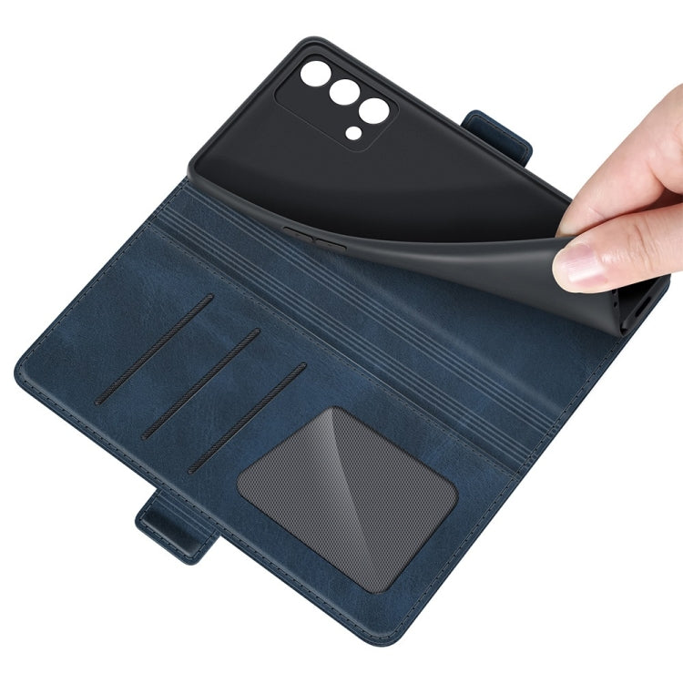 For OPPO K9 Dual-side Magnetic Buckle Horizontal Flip Leather Case with Holder & Card Slots & Wallet