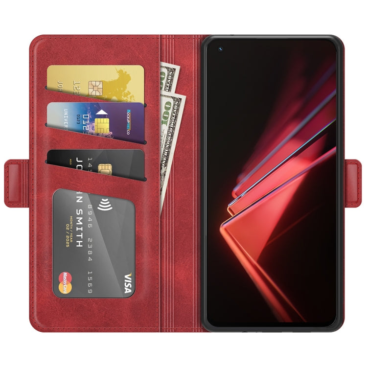 For OPPO K9 Dual-side Magnetic Buckle Horizontal Flip Leather Case with Holder & Card Slots & Wallet