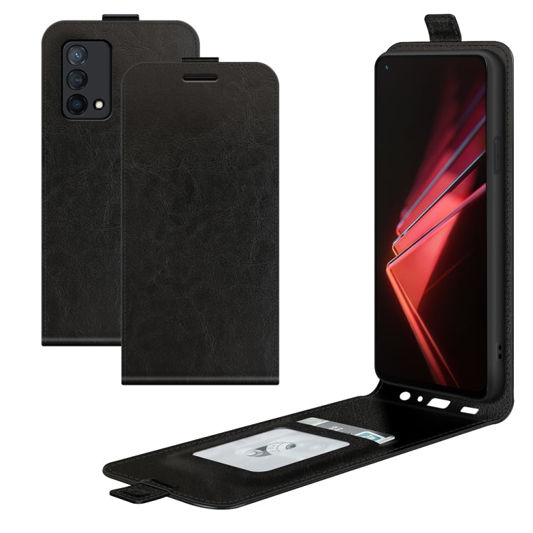 For OPPO K9 R64 Texture Single Vertical Flip Leather Protective Case with Card Slots & Photo Frame