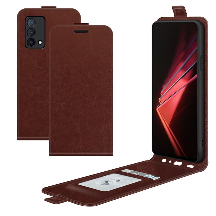 For OPPO K9 R64 Texture Single Vertical Flip Leather Protective Case with Card Slots & Photo Frame