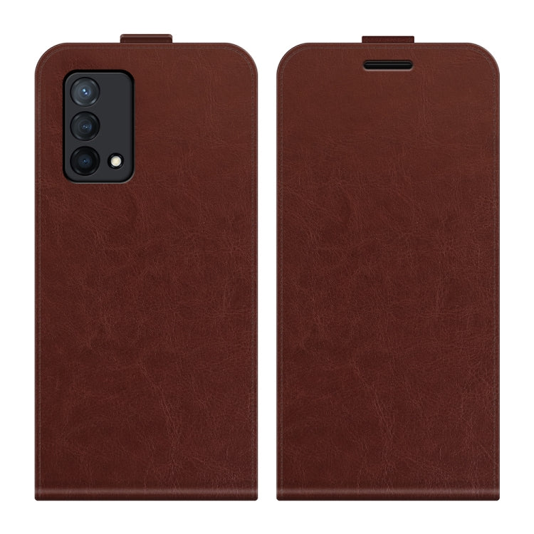 For OPPO K9 R64 Texture Single Vertical Flip Leather Protective Case with Card Slots & Photo Frame