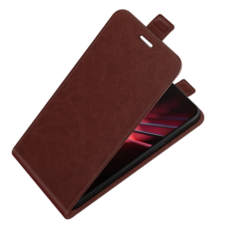 For OPPO K9 R64 Texture Single Vertical Flip Leather Protective Case with Card Slots & Photo Frame