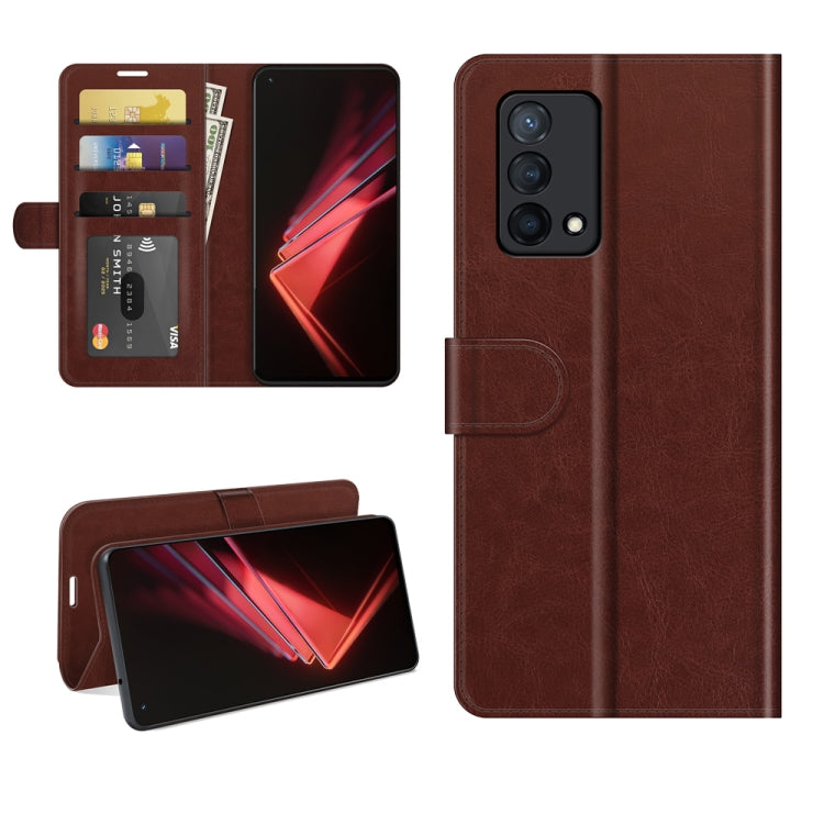 For OPPO K9 R64 Texture Single Horizontal Flip Protective Case with Holder & Card Slots & Wallet& Photo Frame