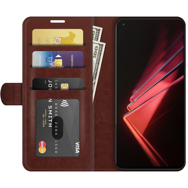 For OPPO K9 R64 Texture Single Horizontal Flip Protective Case with Holder & Card Slots & Wallet& Photo Frame
