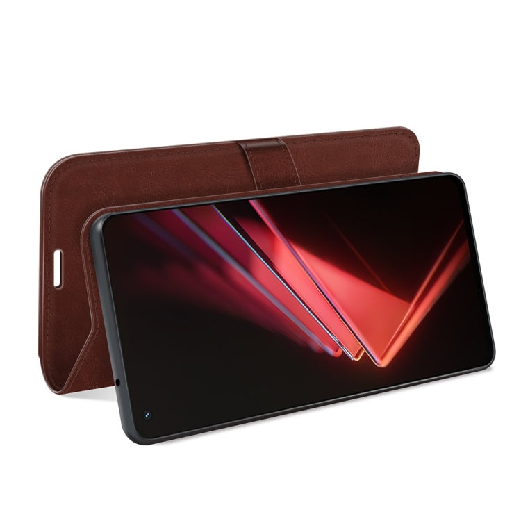 For OPPO K9 R64 Texture Single Horizontal Flip Protective Case with Holder & Card Slots & Wallet& Photo Frame