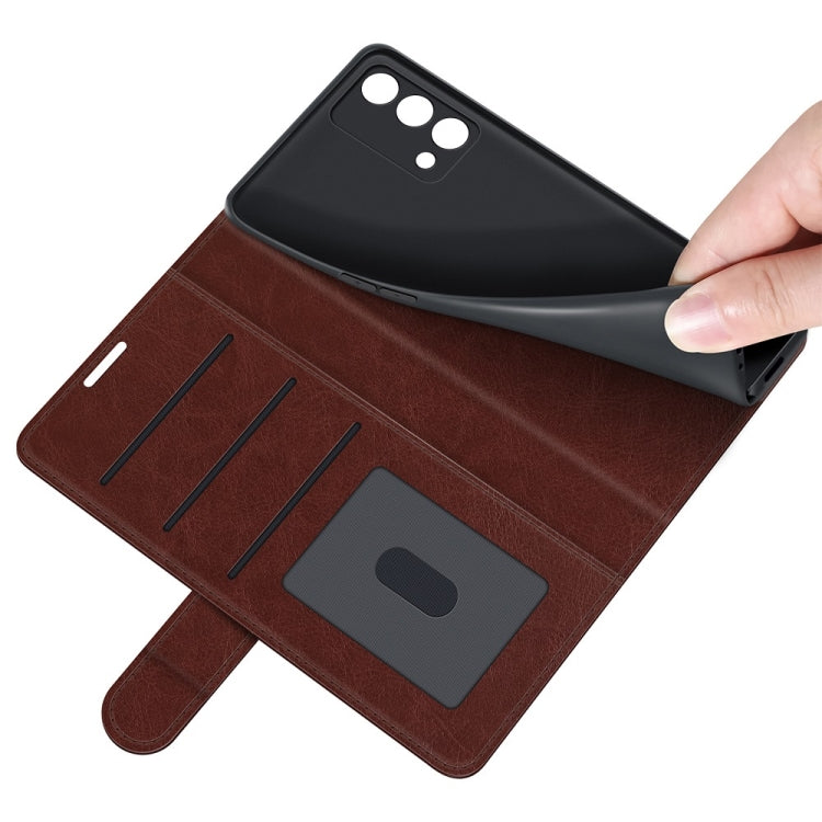 For OPPO K9 R64 Texture Single Horizontal Flip Protective Case with Holder & Card Slots & Wallet& Photo Frame