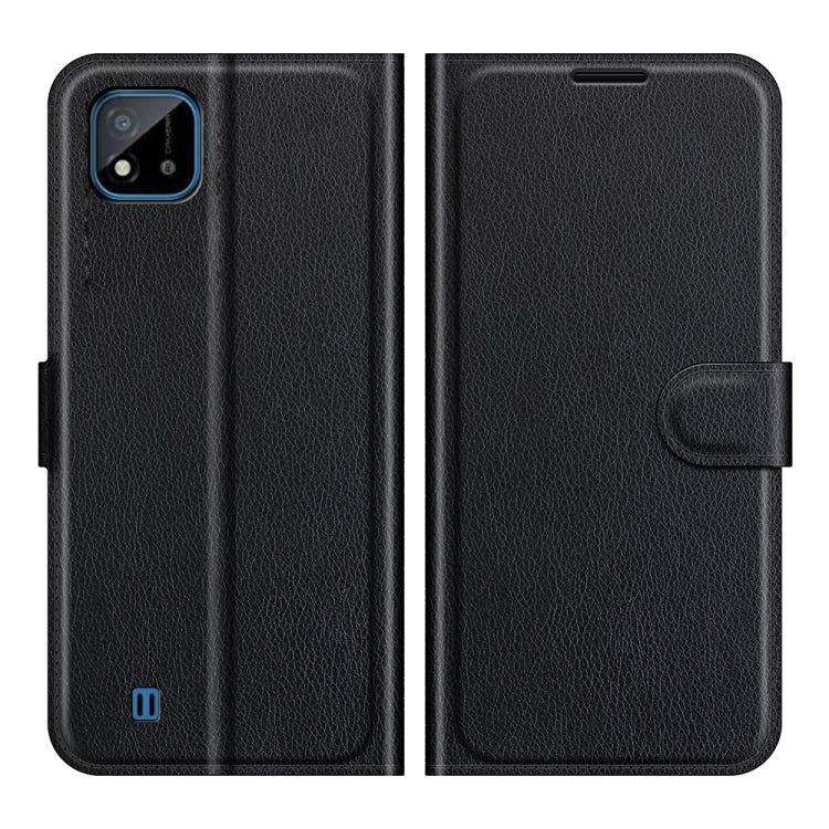For OPPO Realme C11 2021 Litchi Texture Horizontal Flip Protective Case with Holder & Card Slots & Wallet