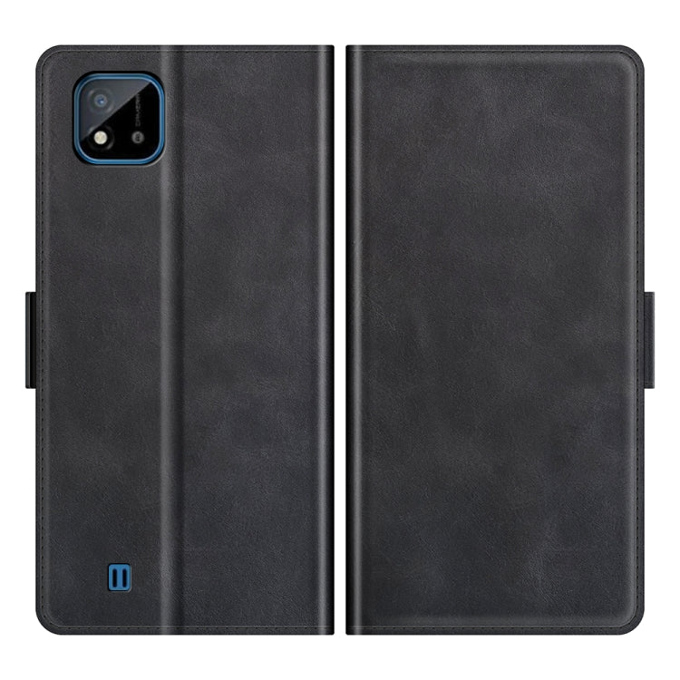 For OPPO Realme C11 2021 Dual-side Magnetic Buckle Horizontal Flip Leather Case with Holder & Card Slots & Wallet