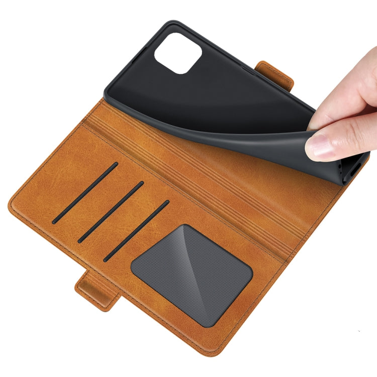 For OPPO Realme C11 2021 Dual-side Magnetic Buckle Horizontal Flip Leather Case with Holder & Card Slots & Wallet