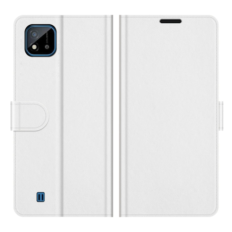 For OPPO Realme C11 2021 R64 Texture Single Horizontal Flip Protective Case with Holder & Card Slots & Wallet& Photo Frame