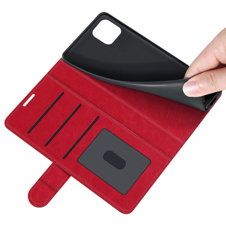 For OPPO Realme C11 2021 R64 Texture Single Horizontal Flip Protective Case with Holder & Card Slots & Wallet& Photo Frame