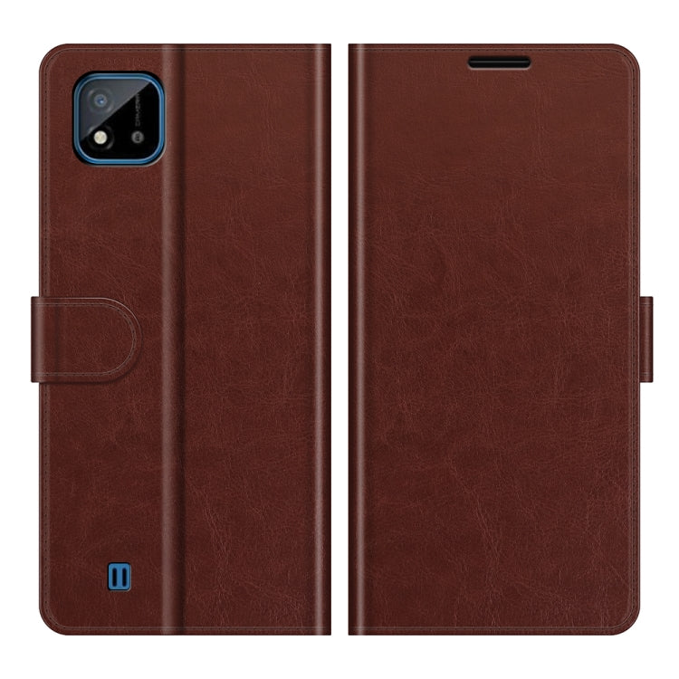 For OPPO Realme C11 2021 R64 Texture Single Horizontal Flip Protective Case with Holder & Card Slots & Wallet& Photo Frame