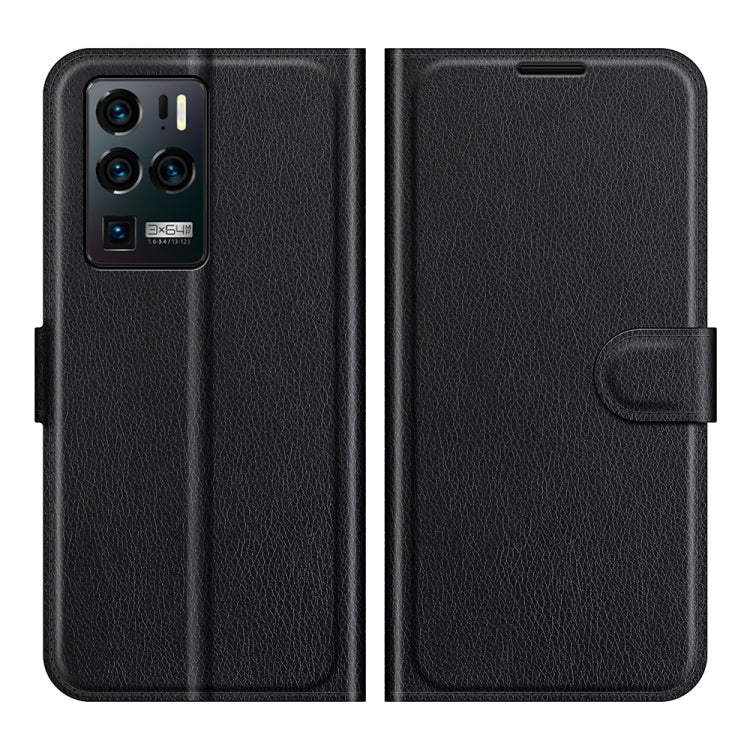 For ZTE Axon 30 Ultra 5G Litchi Texture Horizontal Flip Protective Case with Holder & Card Slots & Wallet