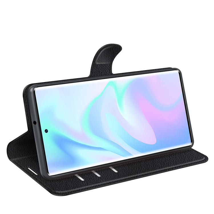 For ZTE Axon 30 Ultra 5G Litchi Texture Horizontal Flip Protective Case with Holder & Card Slots & Wallet