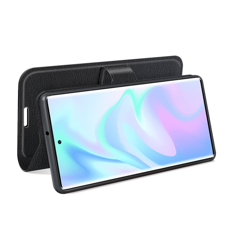 For ZTE Axon 30 Ultra 5G Litchi Texture Horizontal Flip Protective Case with Holder & Card Slots & Wallet