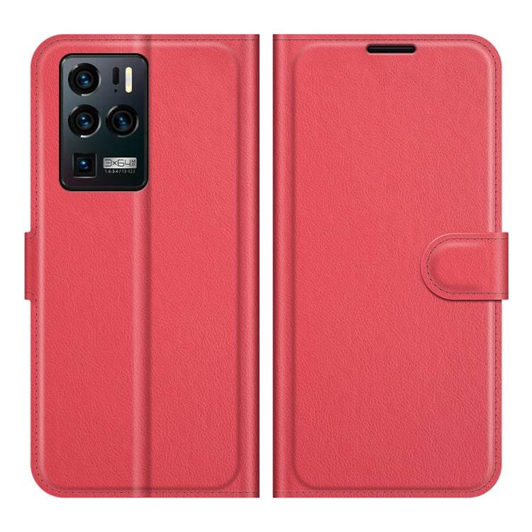 For ZTE Axon 30 Ultra 5G Litchi Texture Horizontal Flip Protective Case with Holder & Card Slots & Wallet
