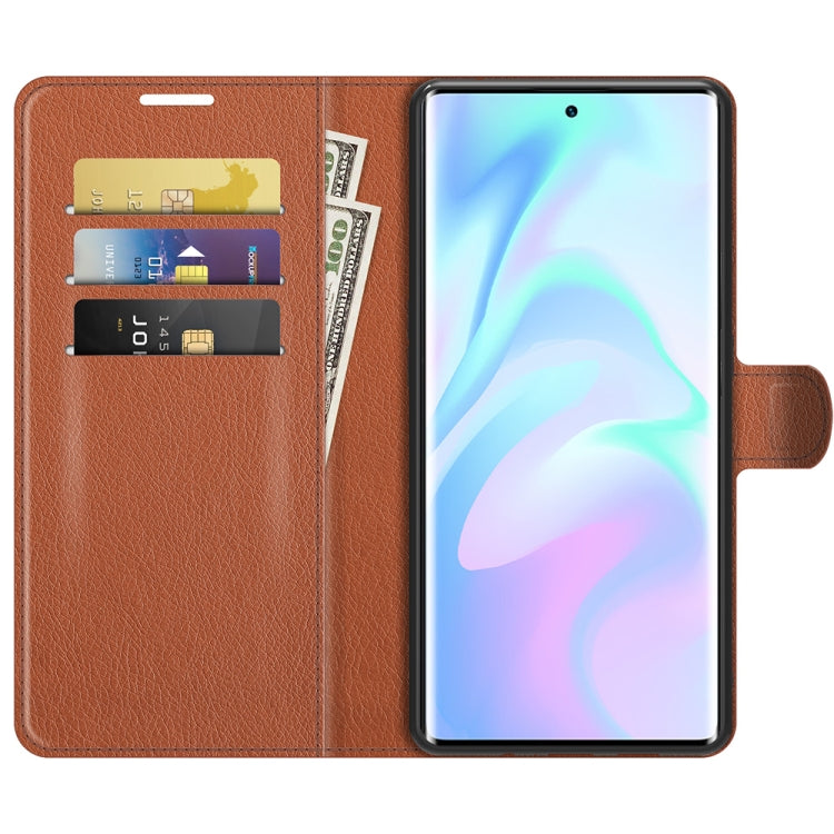 For ZTE Axon 30 Ultra 5G Litchi Texture Horizontal Flip Protective Case with Holder & Card Slots & Wallet