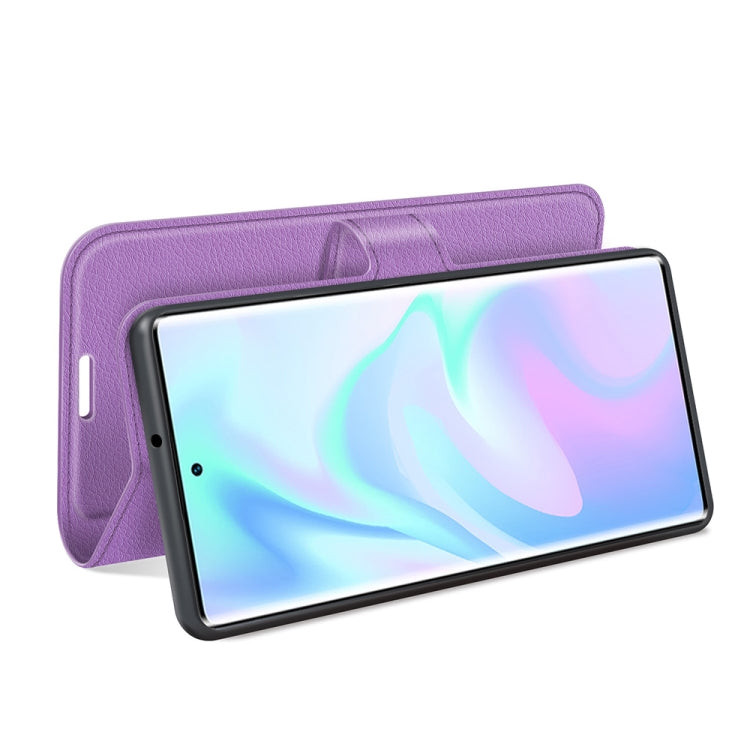 For ZTE Axon 30 Ultra 5G Litchi Texture Horizontal Flip Protective Case with Holder & Card Slots & Wallet