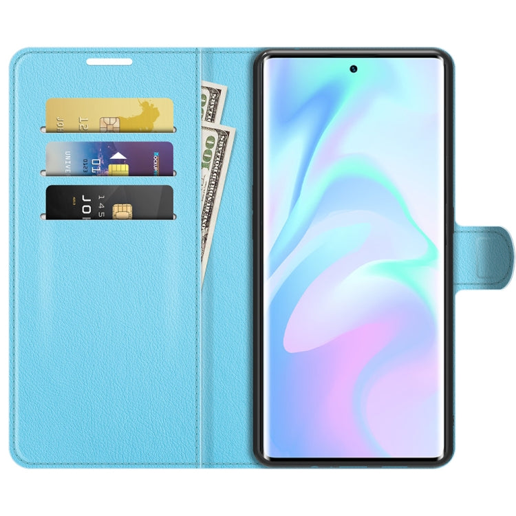 For ZTE Axon 30 Ultra 5G Litchi Texture Horizontal Flip Protective Case with Holder & Card Slots & Wallet