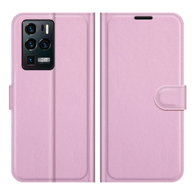 For ZTE Axon 30 Ultra 5G Litchi Texture Horizontal Flip Protective Case with Holder & Card Slots & Wallet