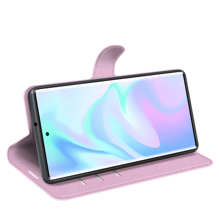 For ZTE Axon 30 Ultra 5G Litchi Texture Horizontal Flip Protective Case with Holder & Card Slots & Wallet