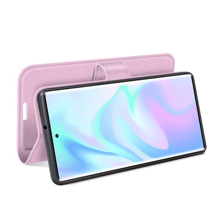 For ZTE Axon 30 Ultra 5G Litchi Texture Horizontal Flip Protective Case with Holder & Card Slots & Wallet