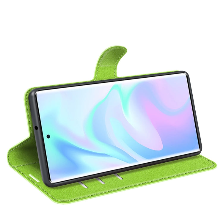 For ZTE Axon 30 Ultra 5G Litchi Texture Horizontal Flip Protective Case with Holder & Card Slots & Wallet