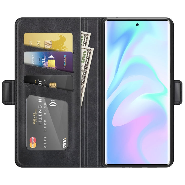 For ZTE Axon 30 Ultra 5G Dual-side Magnetic Buckle Horizontal Flip Leather Case with Holder & Card Slots & Wallet