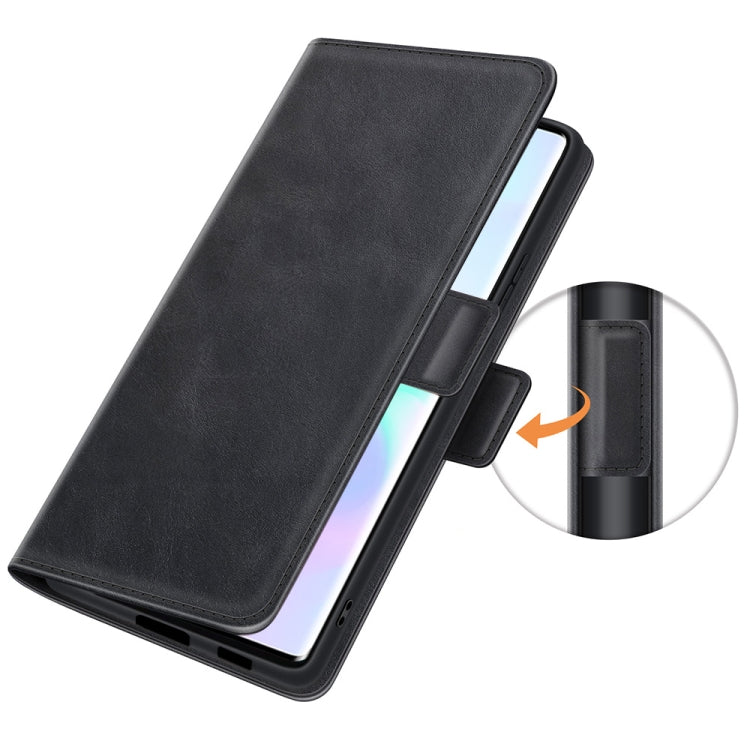 For ZTE Axon 30 Ultra 5G Dual-side Magnetic Buckle Horizontal Flip Leather Case with Holder & Card Slots & Wallet