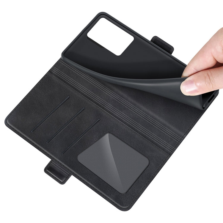 For ZTE Axon 30 Ultra 5G Dual-side Magnetic Buckle Horizontal Flip Leather Case with Holder & Card Slots & Wallet