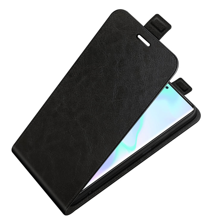 For ZTE Axon 30 Ultra 5G R64 Texture Single Vertical Flip Leather Protective Case with Card Slots & Photo Frame