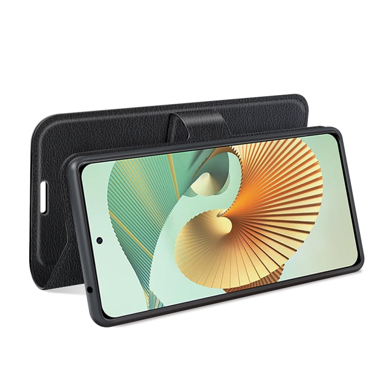 For ZTE Axon 30 Pro 5G Litchi Texture Horizontal Flip Protective Case with Holder & Card Slots & Wallet