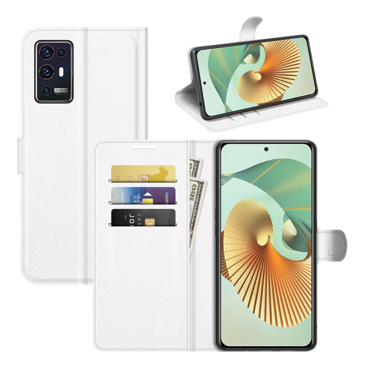 For ZTE Axon 30 Pro 5G Litchi Texture Horizontal Flip Protective Case with Holder & Card Slots & Wallet