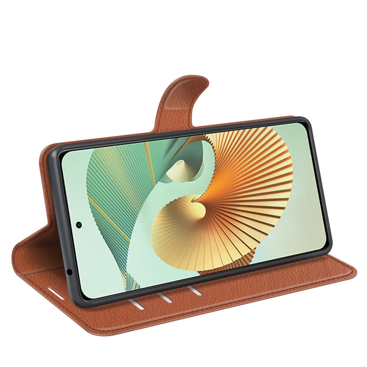 For ZTE Axon 30 Pro 5G Litchi Texture Horizontal Flip Protective Case with Holder & Card Slots & Wallet