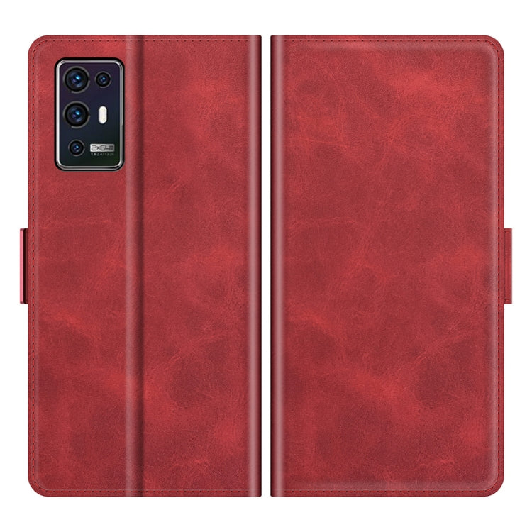 For ZTE Axon 30 Pro 5G Dual-side Magnetic Buckle Horizontal Flip Leather Case with Holder & Card Slots & Wallet