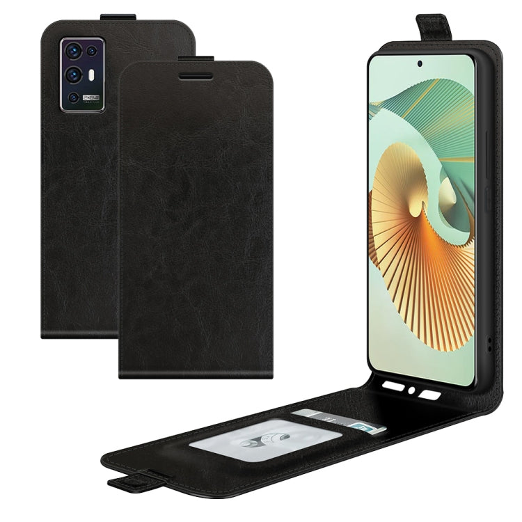 For ZTE Axon 30 Pro 5G R64 Texture Single Vertical Flip Leather Protective Case with Card Slots & Photo Frame
