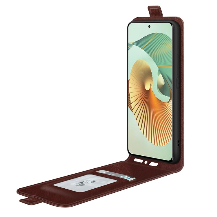 For ZTE Axon 30 Pro 5G R64 Texture Single Vertical Flip Leather Protective Case with Card Slots & Photo Frame
