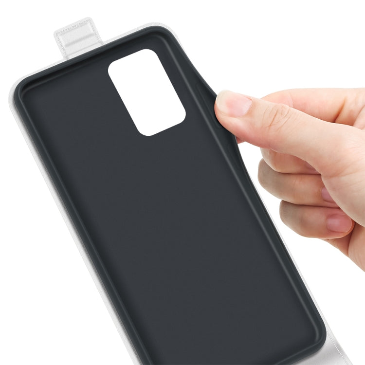 For OPPO Realme GT 5G / Realme Q3 Pro 5G R64 Texture Single Vertical Flip Leather Protective Case with Card Slots & Photo Frame