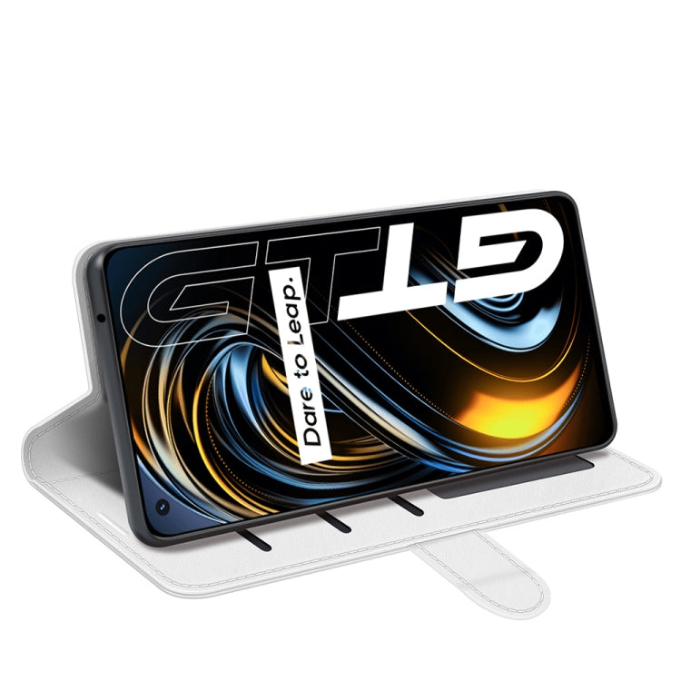 For OPPO Realme GT 5G / Realme Q3 Pro 5G R64 Texture Single Horizontal Flip Protective Case with Holder & Card Slots & Wallet& Photo Frame