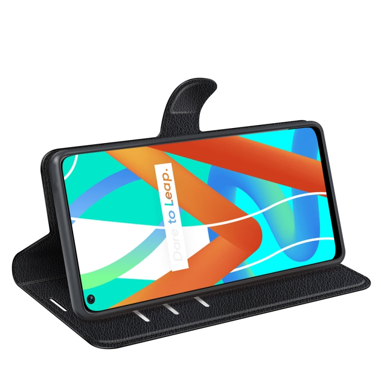 For OPPO Realme V13 5G / Realme 8 5G / Q3i 5G / Q3 5G Litchi Texture Horizontal Flip Protective Case with Holder & Card Slots & Wallet