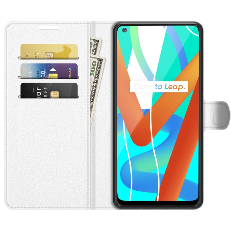 For OPPO Realme V13 5G / Realme 8 5G / Q3i 5G / Q3 5G Litchi Texture Horizontal Flip Protective Case with Holder & Card Slots & Wallet