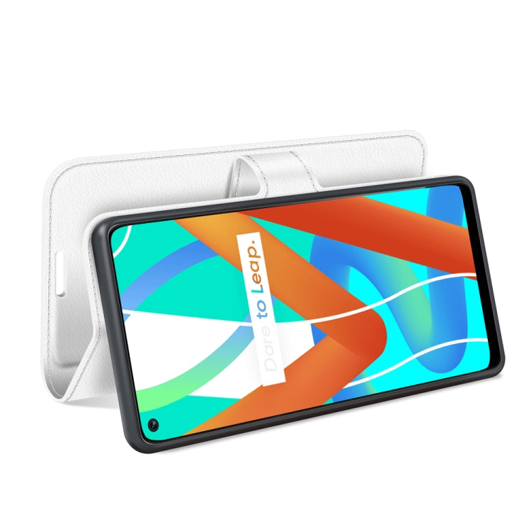 For OPPO Realme V13 5G / Realme 8 5G / Q3i 5G / Q3 5G Litchi Texture Horizontal Flip Protective Case with Holder & Card Slots & Wallet