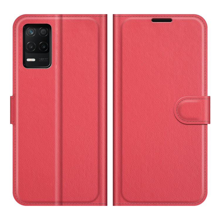 For OPPO Realme V13 5G / Realme 8 5G / Q3i 5G / Q3 5G Litchi Texture Horizontal Flip Protective Case with Holder & Card Slots & Wallet