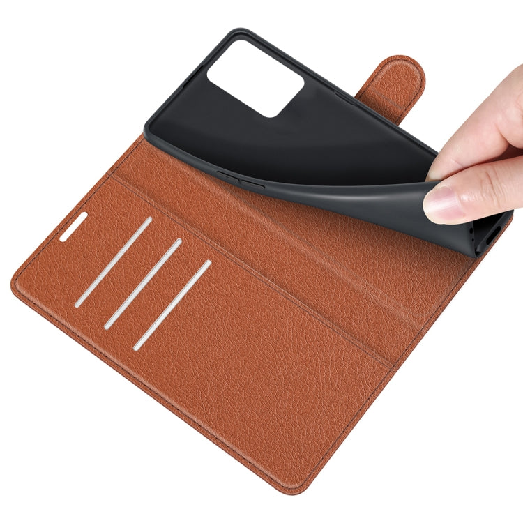 For OPPO Realme V13 5G / Realme 8 5G / Q3i 5G / Q3 5G Litchi Texture Horizontal Flip Protective Case with Holder & Card Slots & Wallet