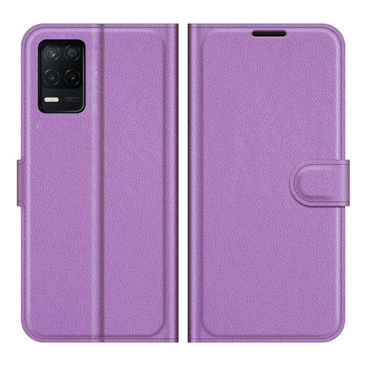 For OPPO Realme V13 5G / Realme 8 5G / Q3i 5G / Q3 5G Litchi Texture Horizontal Flip Protective Case with Holder & Card Slots & Wallet