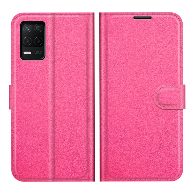 For OPPO Realme V13 5G / Realme 8 5G / Q3i 5G / Q3 5G Litchi Texture Horizontal Flip Protective Case with Holder & Card Slots & Wallet